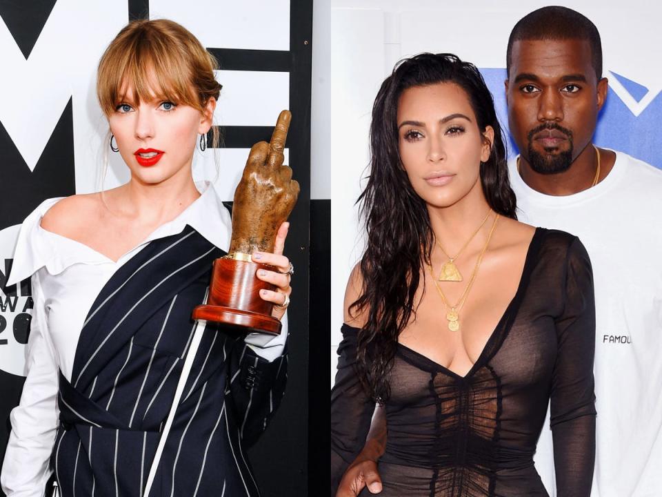 taylor swift kim kardashian kanye west