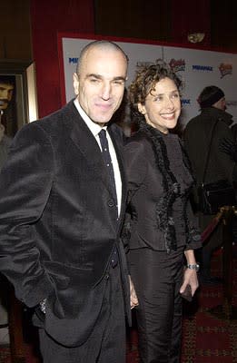 Daniel Day-Lewis and Rebecca Miller at the New York premiere of Miramax's Gangs of New York