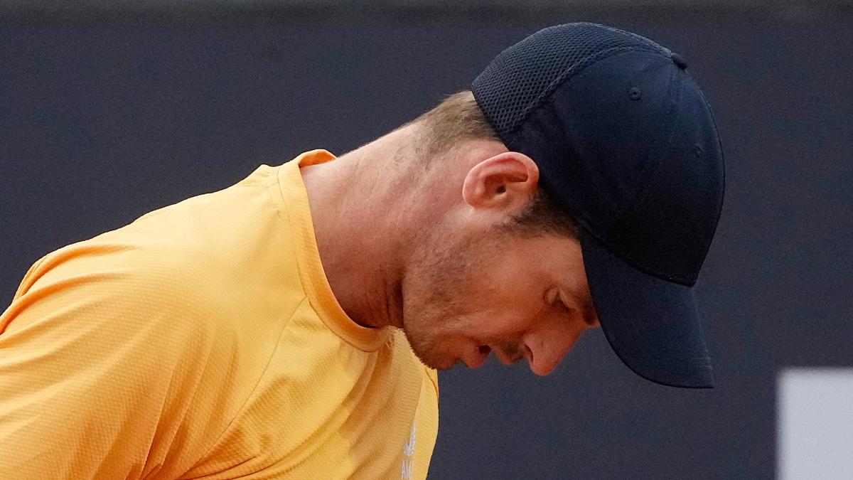 Andy Murray è stato sconfitto da Fabio Fognini nel primo round dell’Open d’Italia