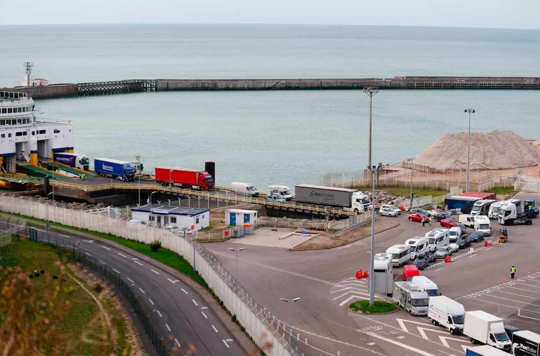 <em>The lorry was stopped at Newhaven upon its arrival from the French port of Dieppe (Getty)</em>