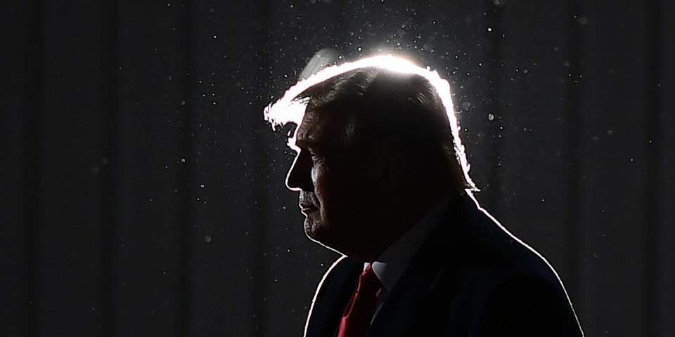 trump silhouette