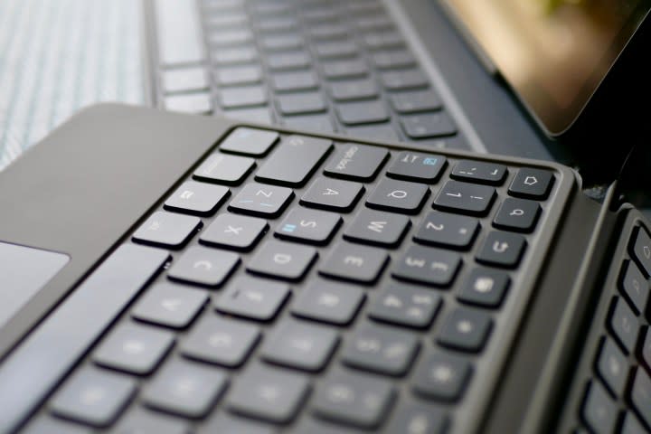 The Amazon Fire Max 11's keyboard.