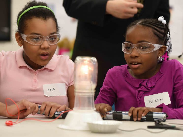 The age when girls lose interest in STEM fields