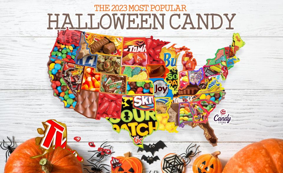 The 2023 most popular halloween candy in every state, according to CandyStore.com.