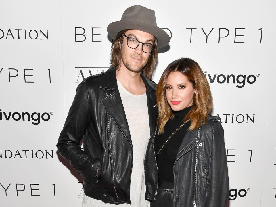 Ashley Tisdale and Christopher French at the Beyond LA Cocktail Party Benefiting Beyond Type 1 event in 2017.