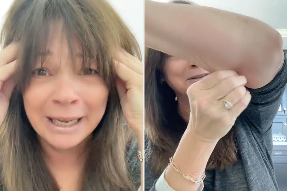 <p>Valerie Bertinelli/TikTok</p> Valerie Bertinelli 