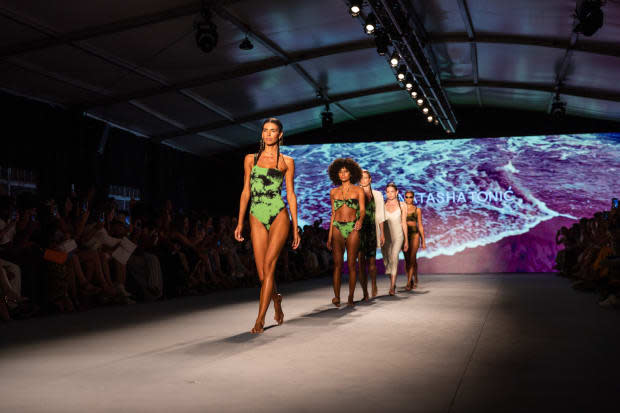 The runway finale for Natasha Tonic at Paraiso. Photo: Courtesy of Paraiso Miami Beach