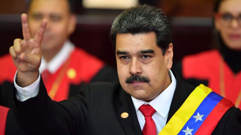 VENEZUELA-MADURO-SECOND-TERM-INAUGURATION