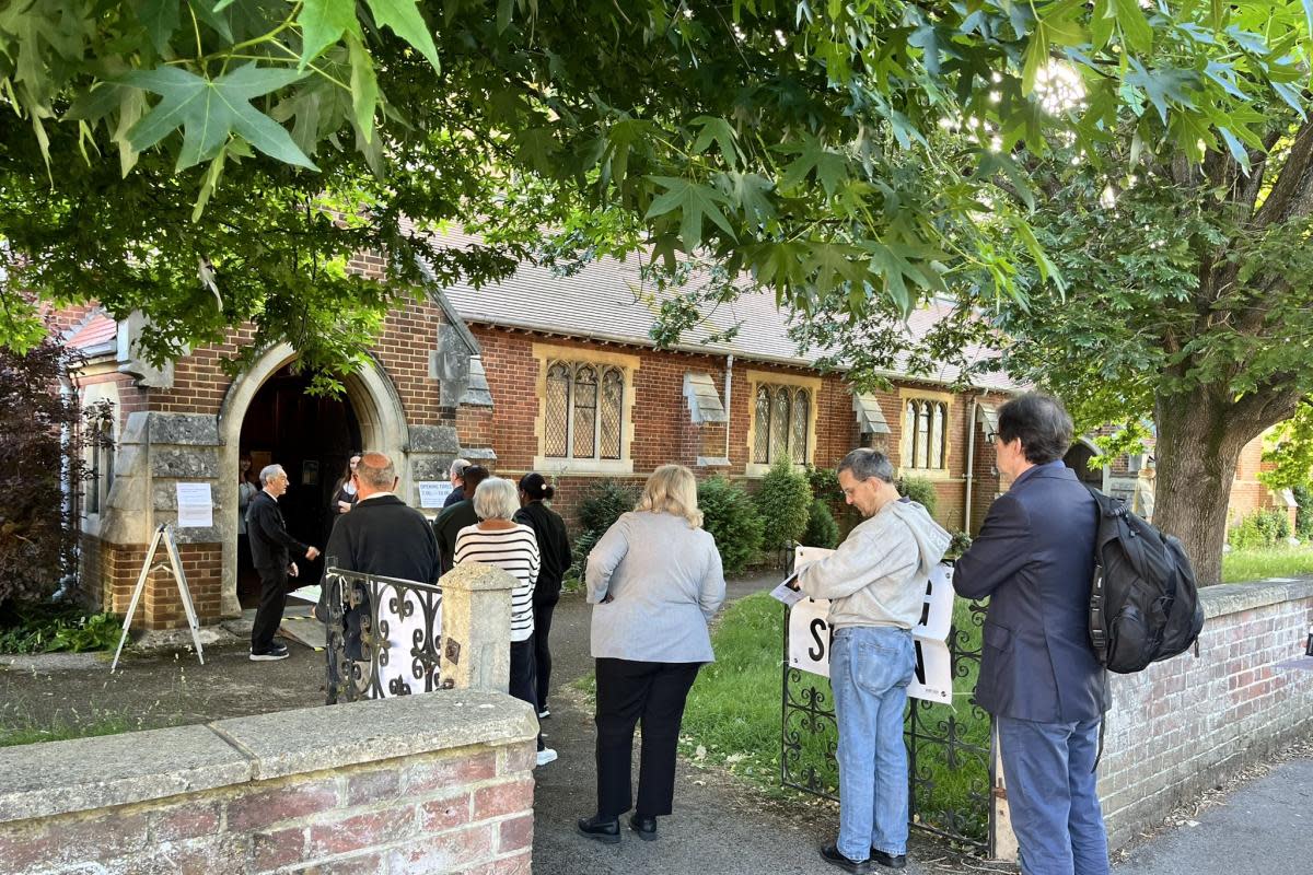 Voters at St Luke’s Church in Winton <i>(Image: NQ)</i>
