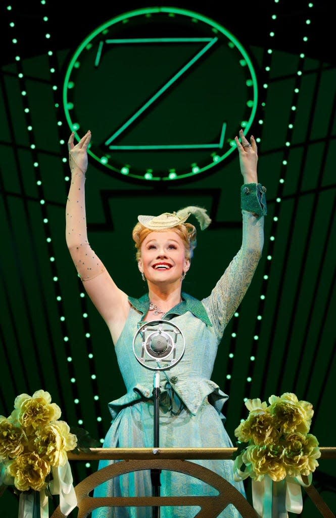 Carrie St. Louis played Glinda in the national touring production of "Wicked" before transferring to the Broadway production.