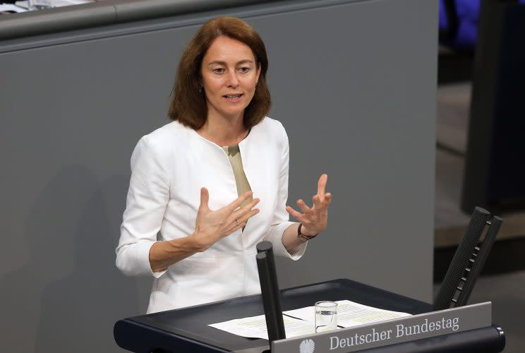 Katarina Barley von der SPD kann dem CDU-Wahlprogramm nichts abgewinnen. (Bild: dpa)