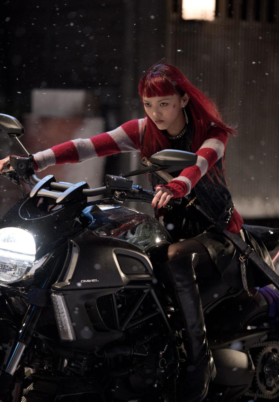 This publicity image released by 20th Century Fox shows Rila Fukushima in a scene from "The Wolverine." (AP Photo/20th Century Fox, Ben Rothstein)