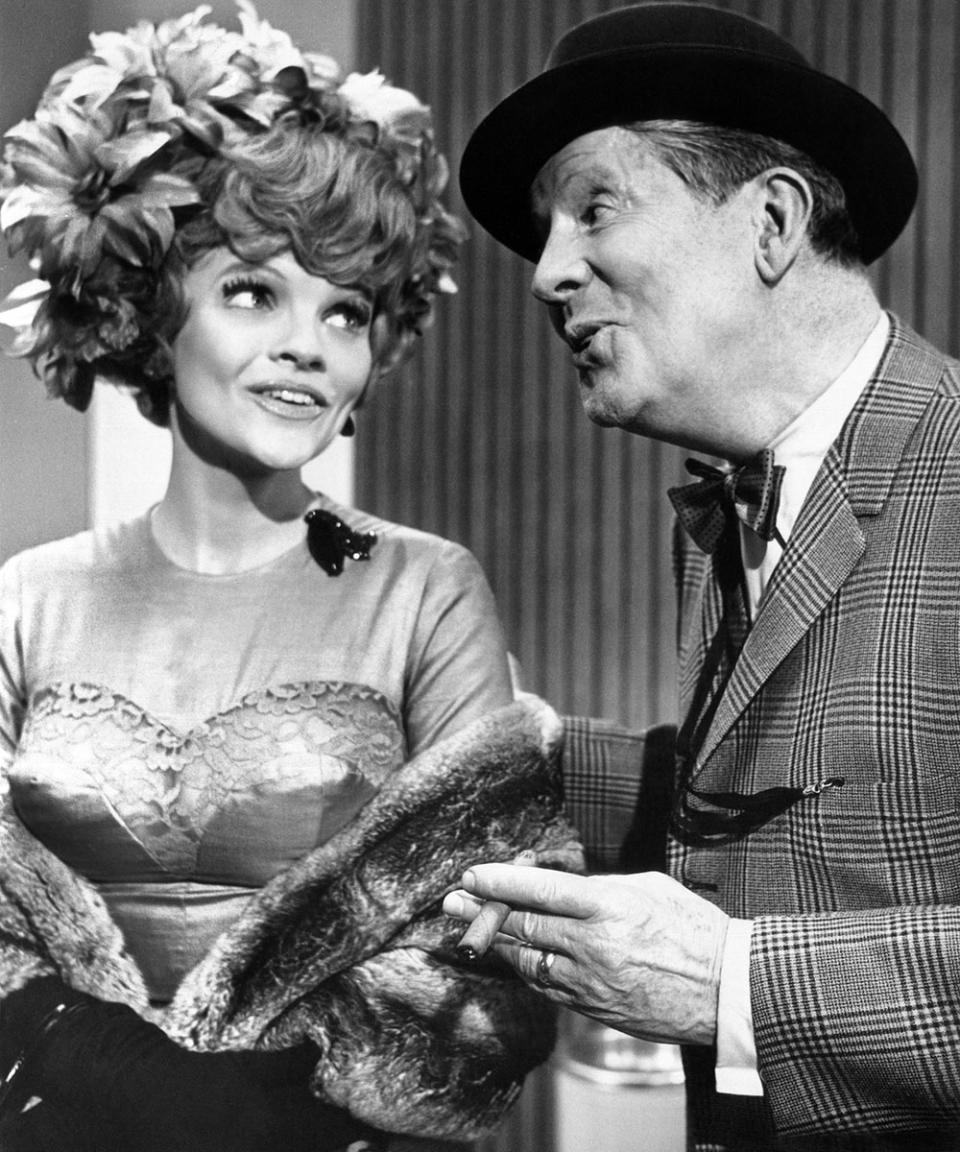 Maureen Arthur and Rudy Vallee in 1967’s ‘How to Succeed in Business Without Really Trying’ - Credit: Courtesy Everett Collection