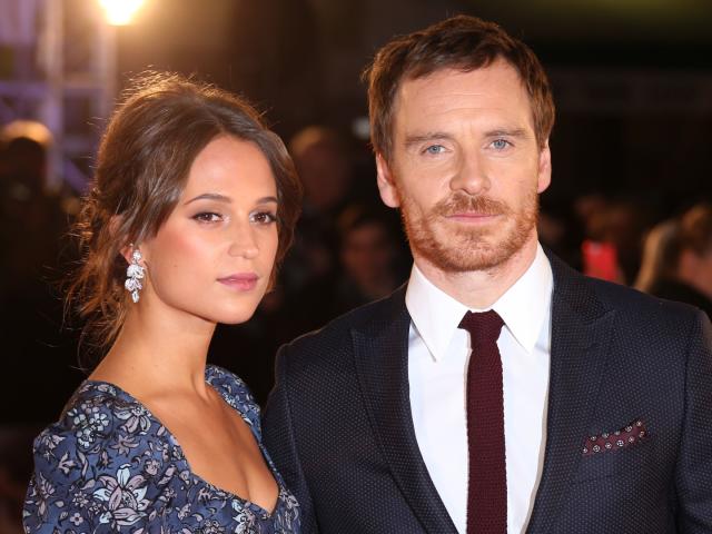 Alicia Vikander and husband Michael Fassbender seen with baby in