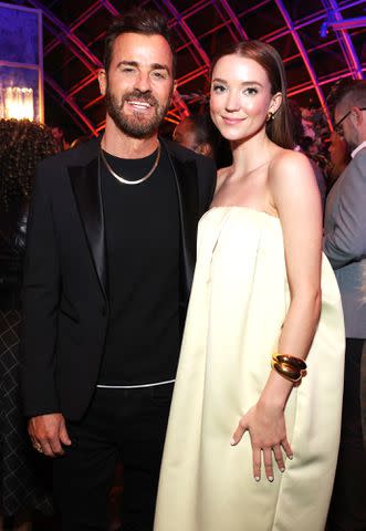 Justin Theroux Supports Girlfriend Nicole Brydon Bloom at L.A.