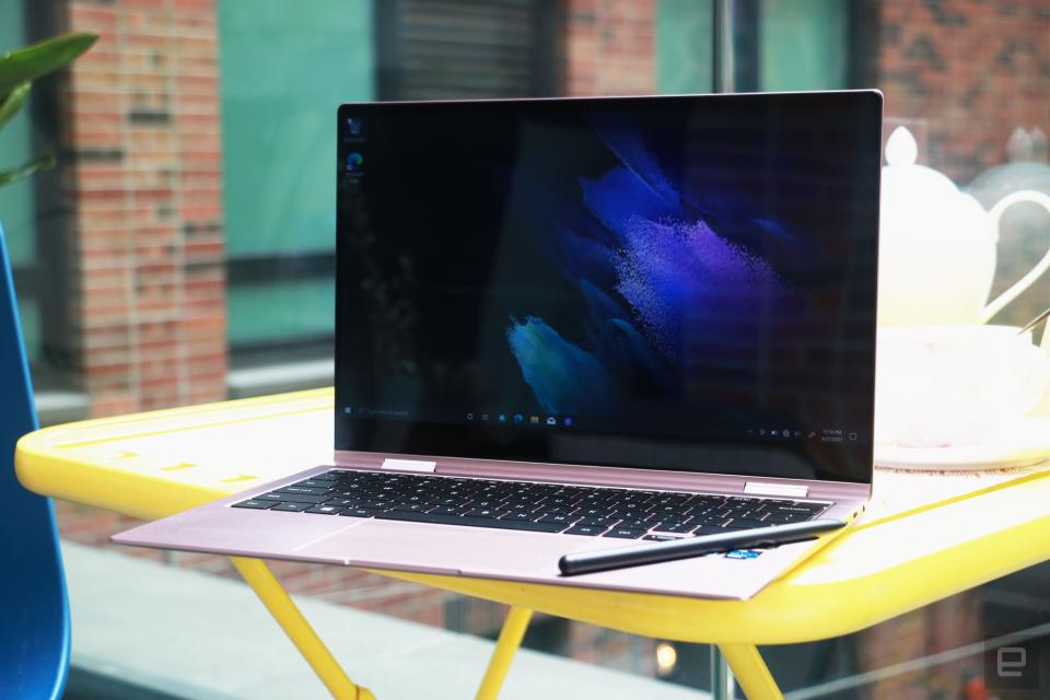 <p>Samsung Galaxy Book Pro 360 hands on.</p>
