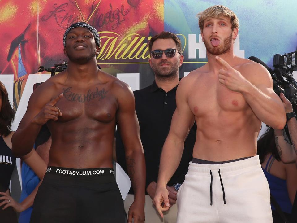 Boxers and Prime co-founders KSI and Logan Paul (Getty)