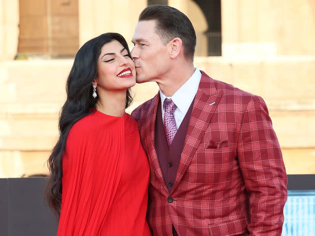 Ernesto S. Ruscio/Getty Shay Shariatzadeh and John Cena on May 12, 2023