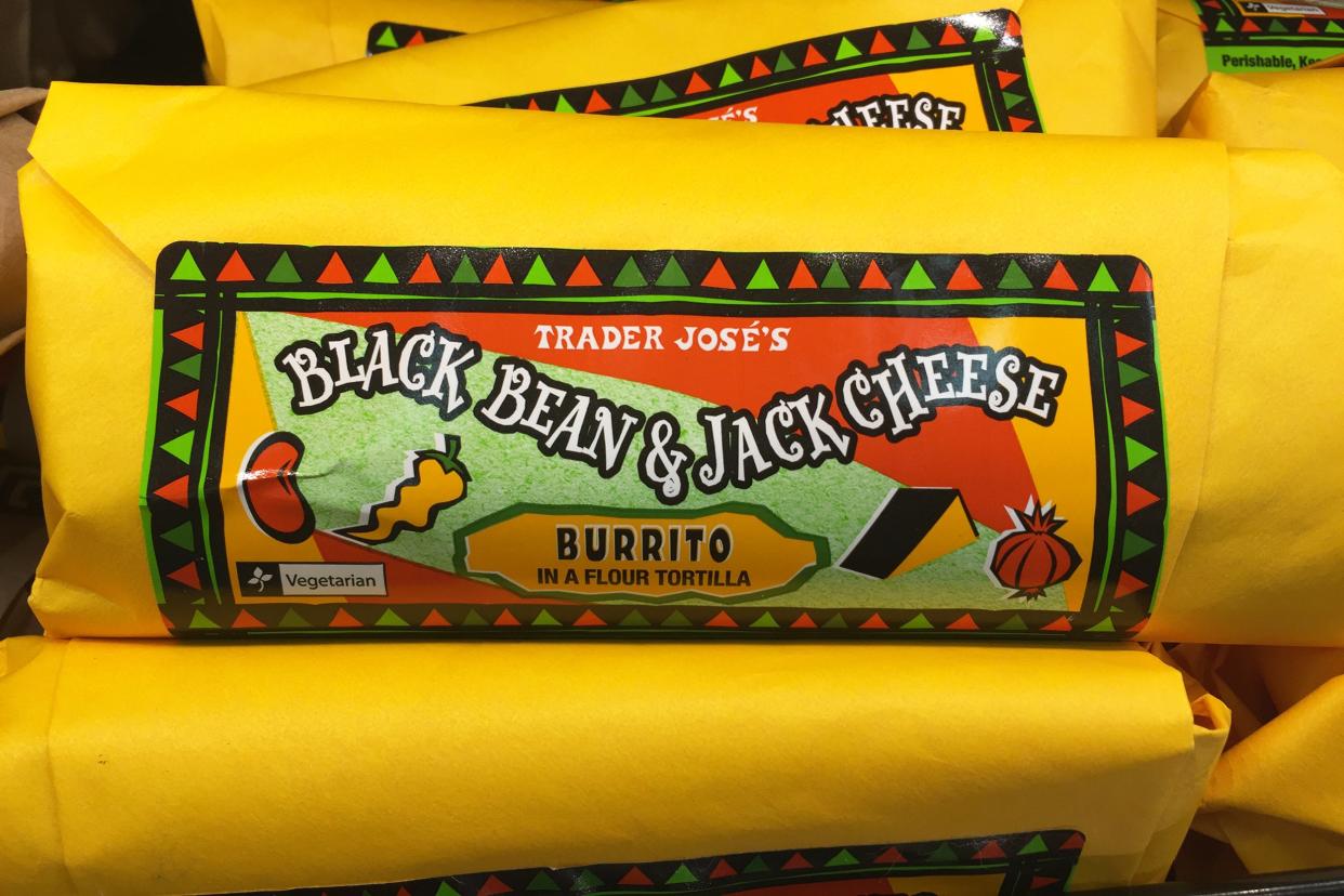 Black Bean and Jack Cheese Burrito