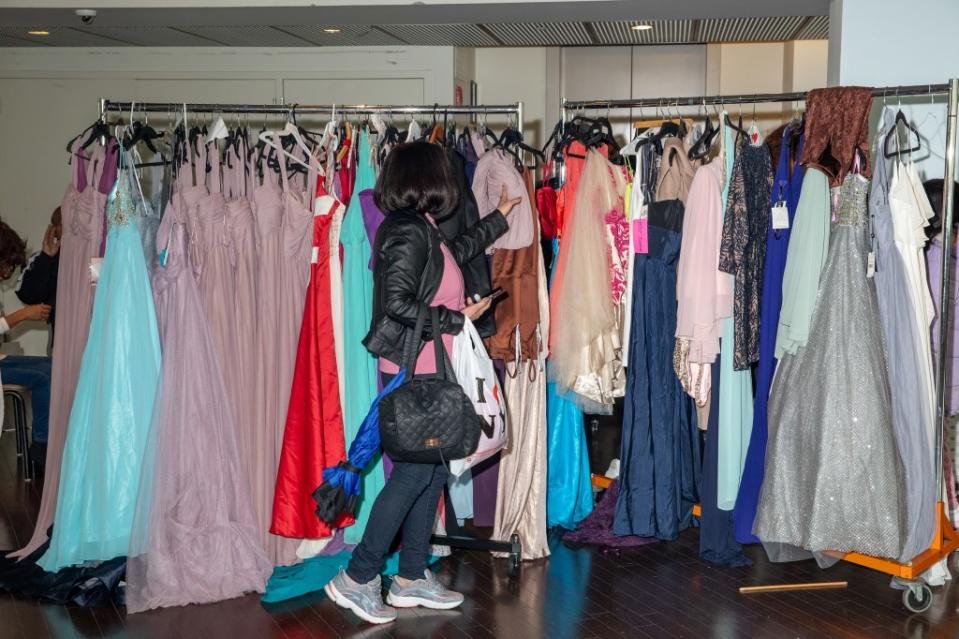 After collecting donations from October through March, the clothing is dry-cleaned, sorted and distributed to the many chapters operated by the organization. OLGA GINZBURG FOR THE NEW YORK POST