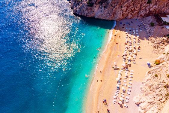 Kaputaş Beach near Kaş, Turkey (istock)