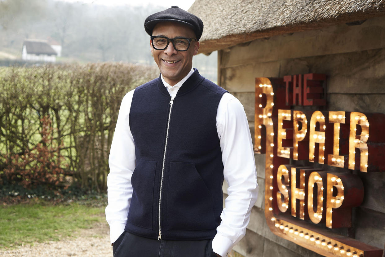 Programme Name: The Repair Shop S6 (Peak) - TX: n/a - Episode: The Repair Shop S6 (Peak) - Generics (No. Generics) - Picture Shows:  Jay Blades - (C) Ricochet Ltd - Photographer: Production