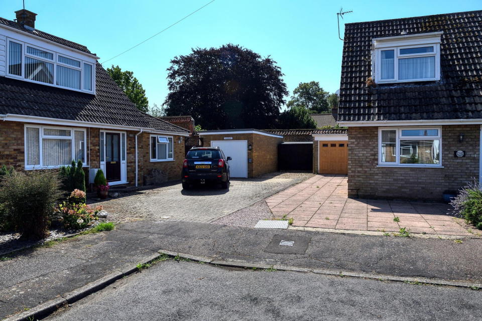 The boundary between the Batesons' and Wendy Leedhams' property in Snettisham, Norfolk, has been the subject of a dispute after their late neighbour erected a fence along their shared driveway. A retired couple said they have spent all their savings on a bitter legal battle with their former neighbour over a fence erected on their shared driveway. Graham and Katherine Bateson said they have spent £45,000 on legal fees since their late neighbour Wendy Leedham erected the fence next to their bungalow. The couple applied for an injunction to have the fence removed because it blocked access to the driveway of their property after it was erected in 2019. Mr and Mrs Bateson argued that when they bought their two-bedroom house for £29,500 in 1987, they were told it shared the driveway with their neighbour.