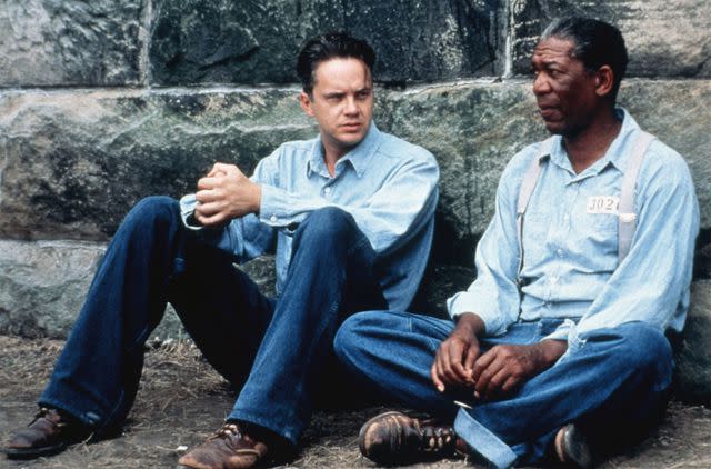 Everett Tim Robbins and Morgan Freeman in 1994's 'The Shawshank Redemption'