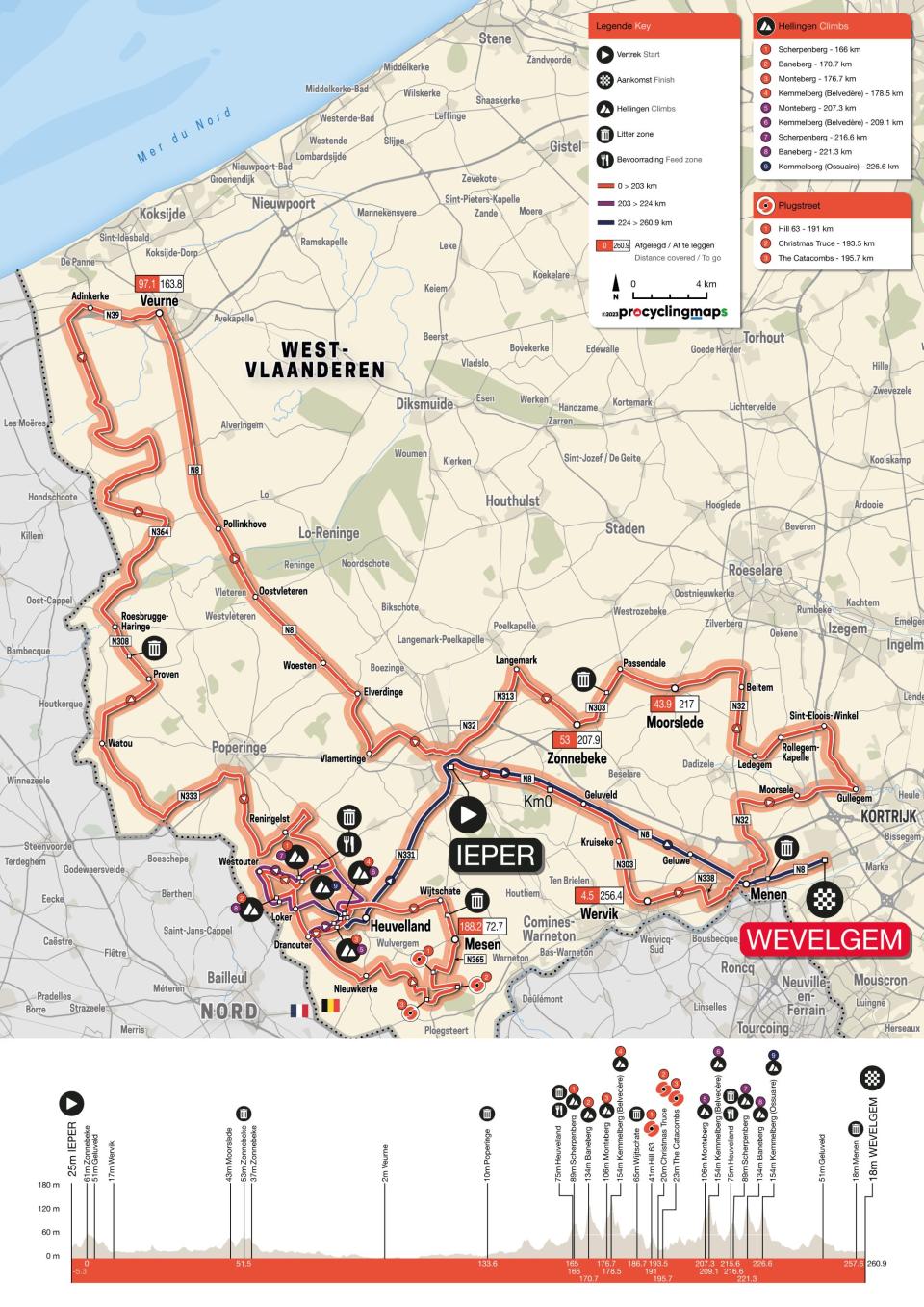 GentWevelgem 2023 Key information on the route and startlist