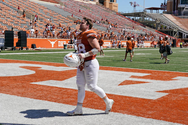 Texas linebacker Jake Ehlinger, brother of Sam Ehlinger, found