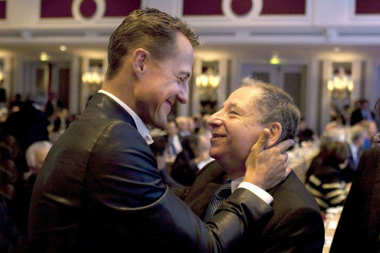 Michael Schumacher y Jean Todt en 2009