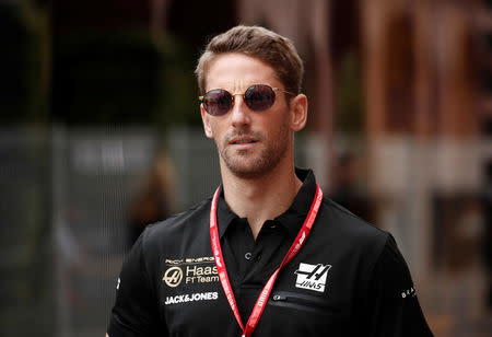 Formula One F1 - Monaco Grand Prix - Circuit de Monaco, Monte Carlo, Monaco - May 22, 2019 Haas' Romain Grosjean ahead of the Monaco Grand Prix REUTERS/Benoit Tessier