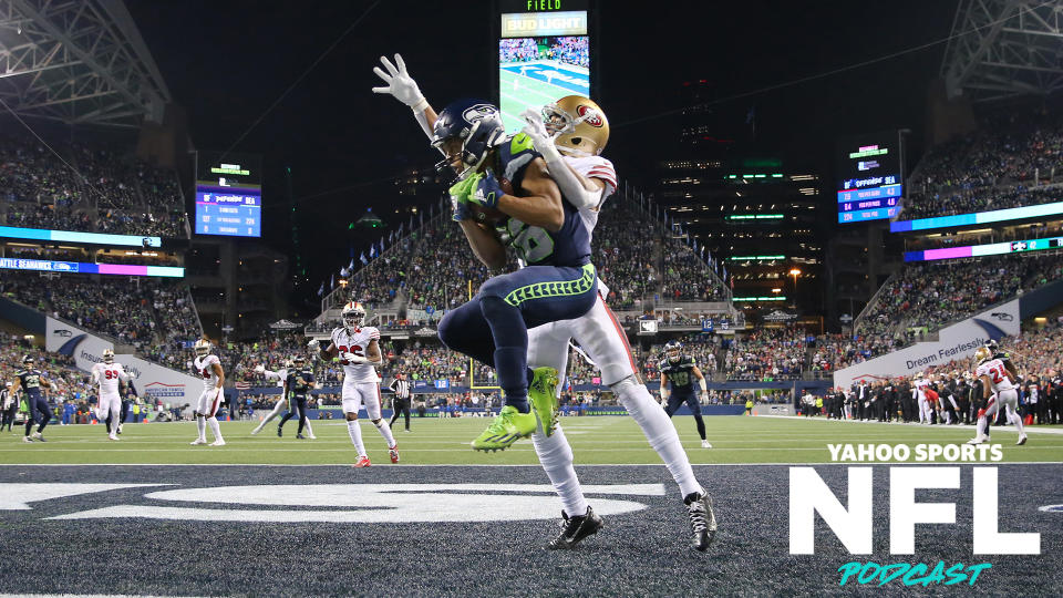 The Sunday night matchup between the Seattle Seahawks and San Francisco 49ers had about as much late-game drama as one could possibly handle and its result sent ripples through the playoff seeding. (Photo by Abbie Parr/Getty Images)