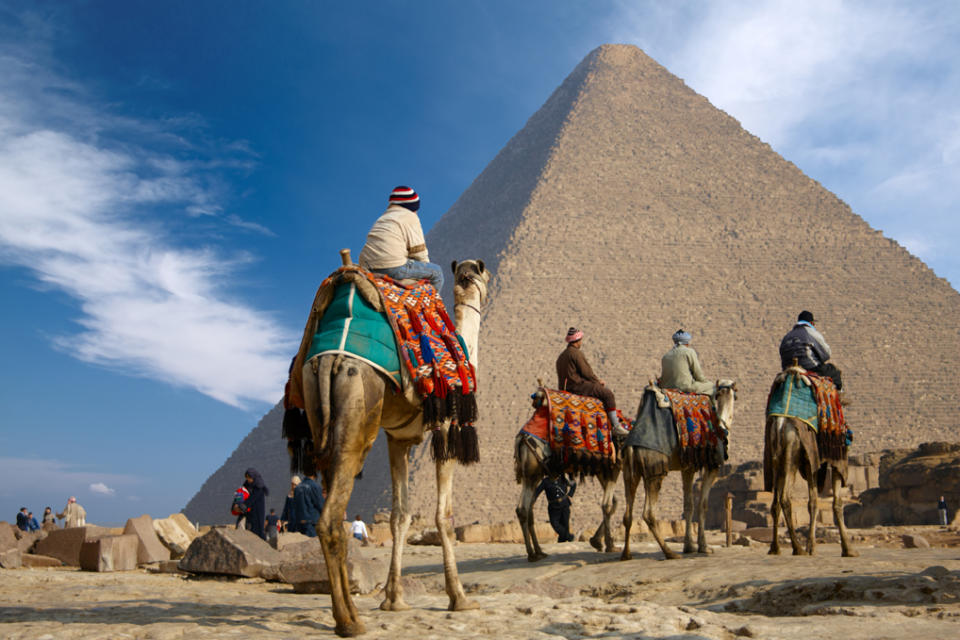 ▲埃及金字塔魅力不凡，吸引了全球無數旅客（圖/鳳凰旅遊）