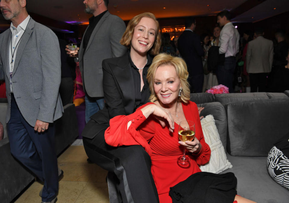 "Hacks" stars Hannah Einbinder and Jean Smart attend the HBO Max after-party for the second season premiere on May 9 in Los Angeles. (Photo: Jon Kopaloff/FilmMagic for HBO)