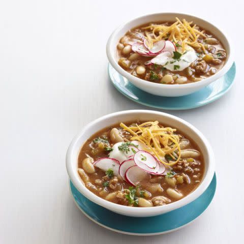 Slow Cooker Turkey Pumpkin Chili