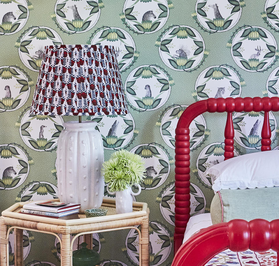 Get creative with bold wallpaper in a child's bedroom