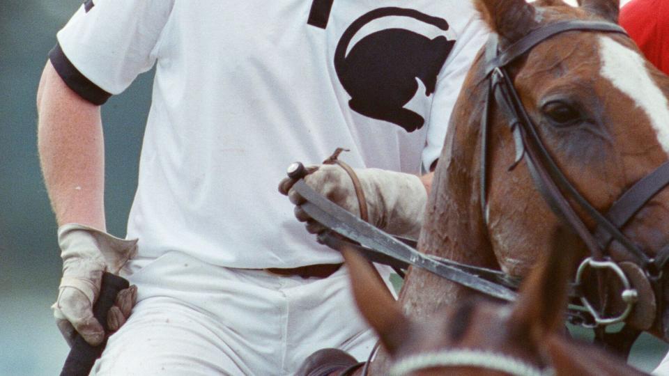 major james hewitt on the polo field at windsor