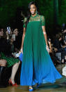 <p>Winnie went with the flow—the flowy dress, that is—at Elie Saab.</p>