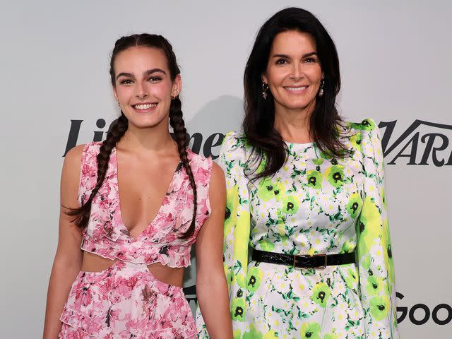 <p>Dia Dipasupil/Getty</p> Finley Faith Sehorn and Angie Harmon attend Variety's 2022 Power Of Women at The Glasshouse on May 05, 2022 in New York City.