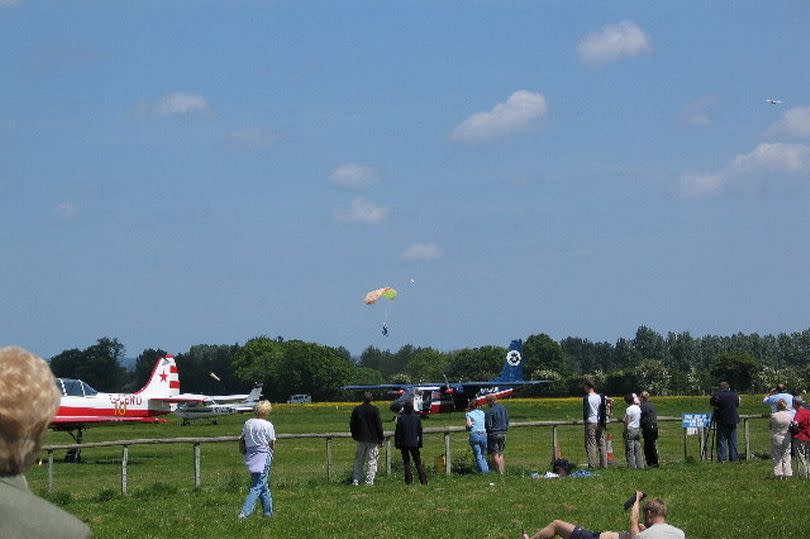 Headcorn Aerodrome hosts the only skydiving club in Kent