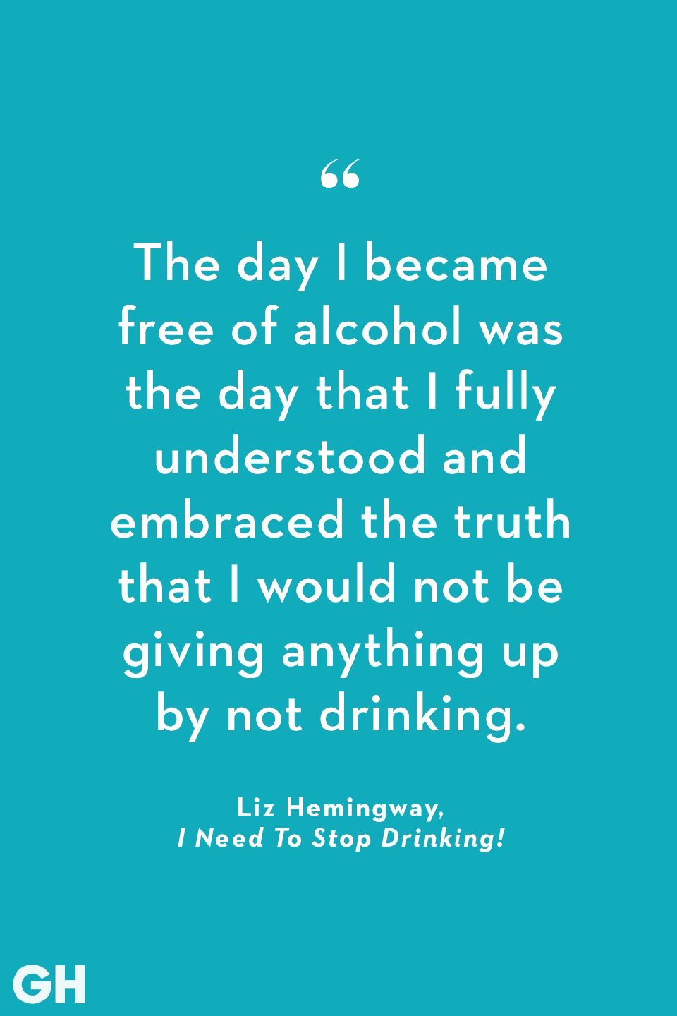 Liz Hemingway, "I Need To Stop Drinking!"