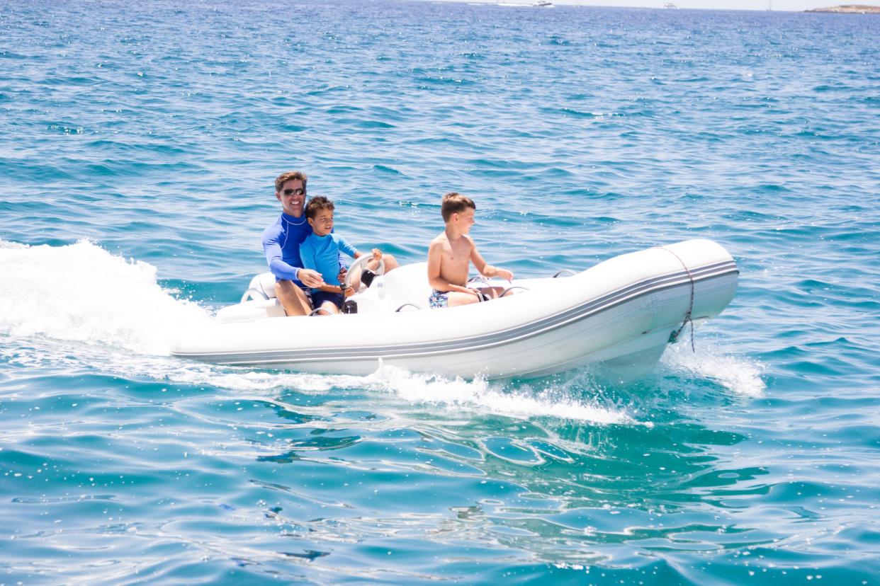 adventure trip on a dinghy