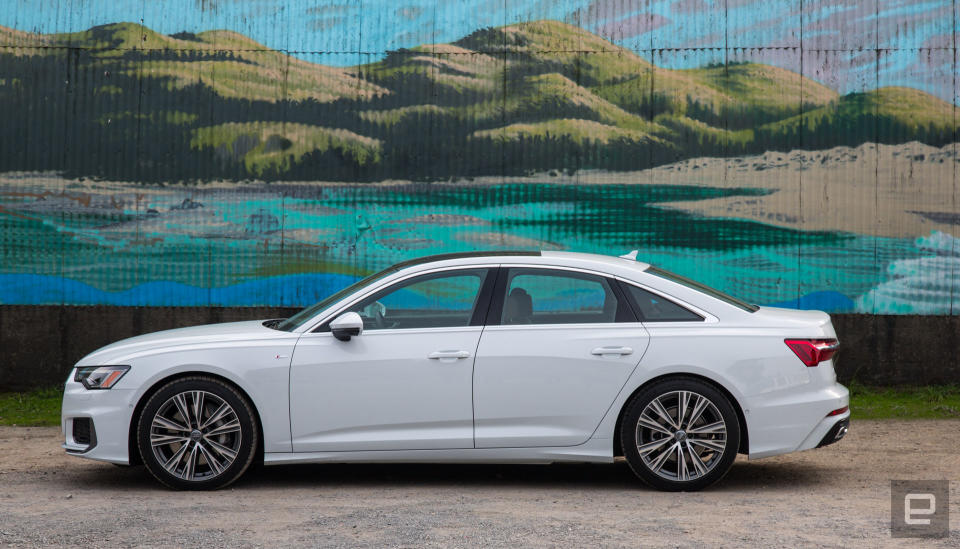 The recently refreshed Audi A6 (starting at $58,900) isn't quite as nice as