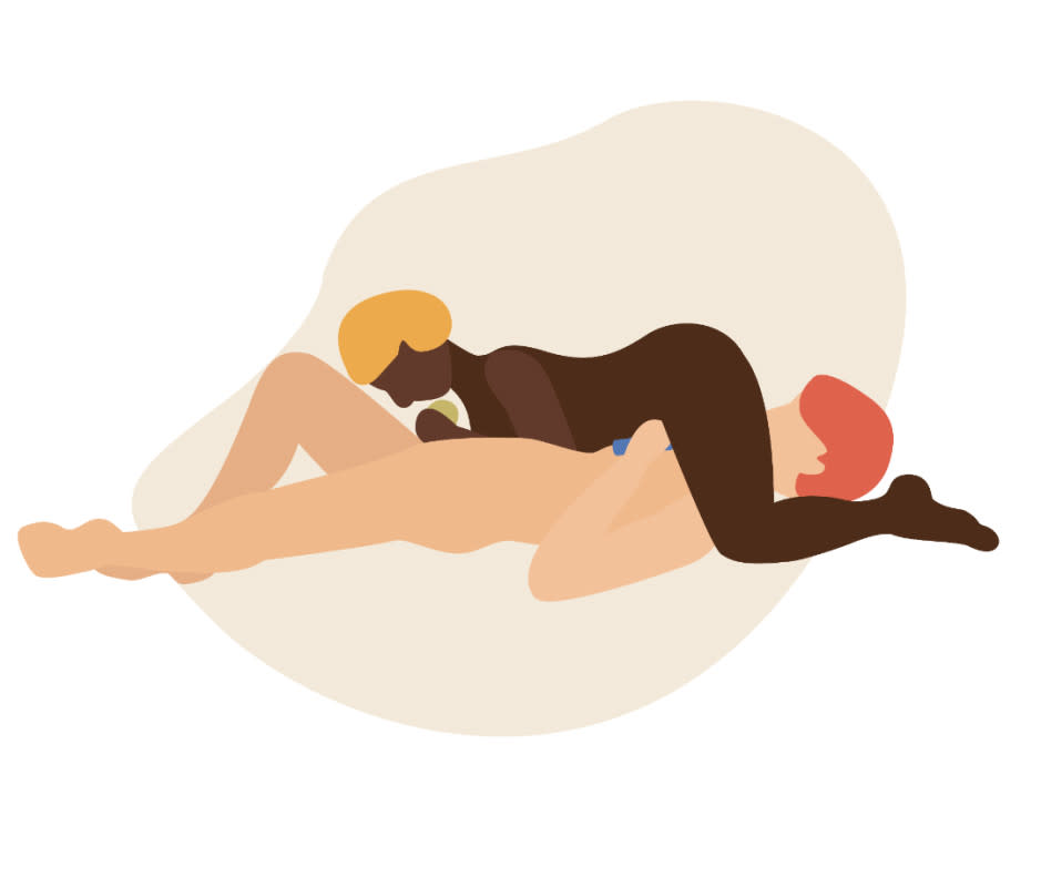 Alternating oral sex with sex toys during 69 sex position is a great way to enhance the classic.<p>Illustrations by Katie Buckleitner </p>