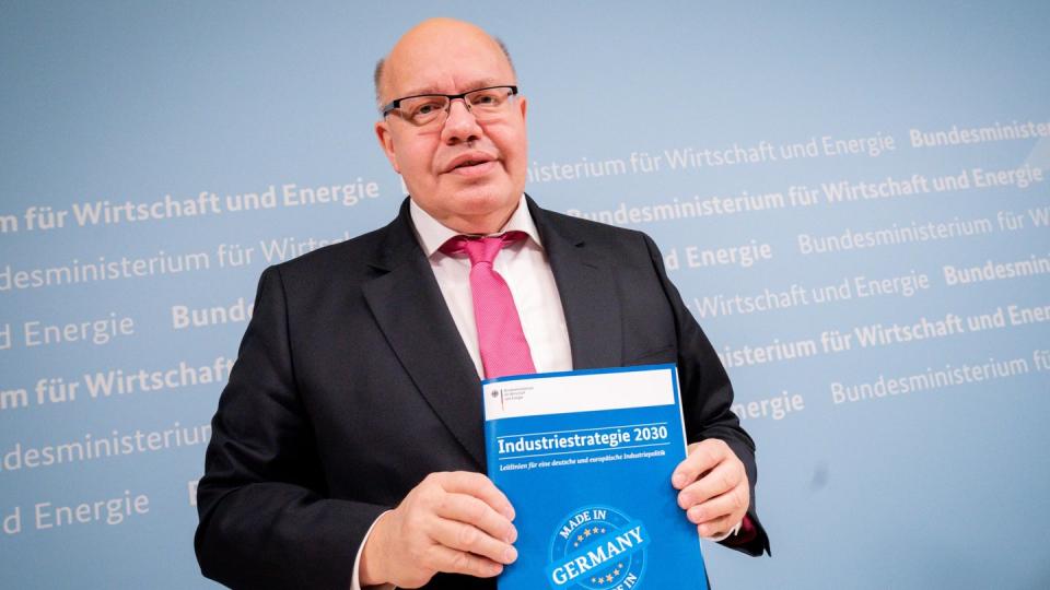 Peter Altmaier (CDU), Bundesminister für Wirtschaft und Energie, stellt die «Industriestrategie 2030, Leitlinien für eine deutsche und europäische Industriepolitik» vor.