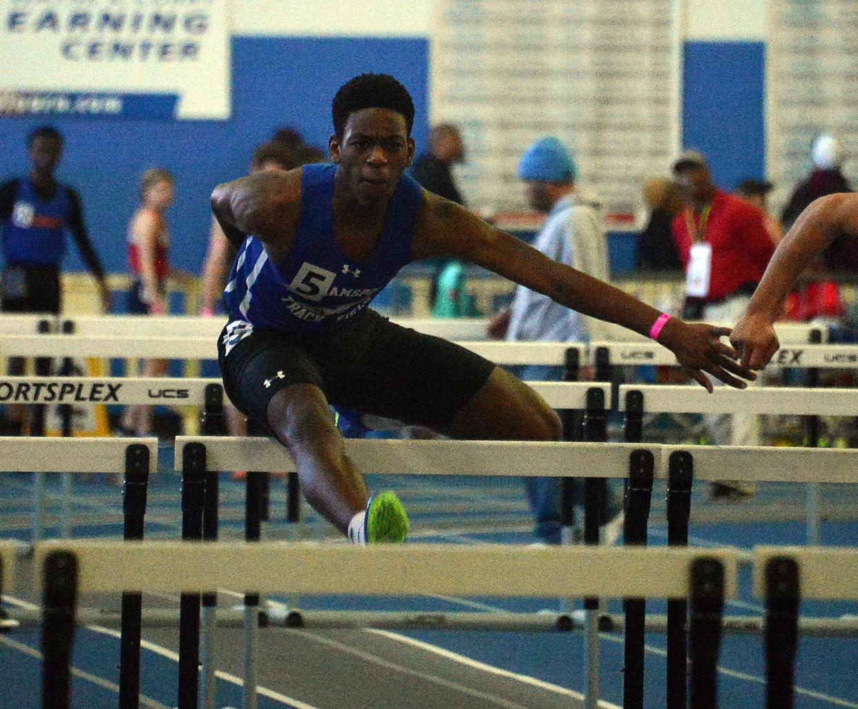 Williamsport's Richard Sanon finished second in the Class 2A boys 55-meter hurdles in 7.89 seconds.