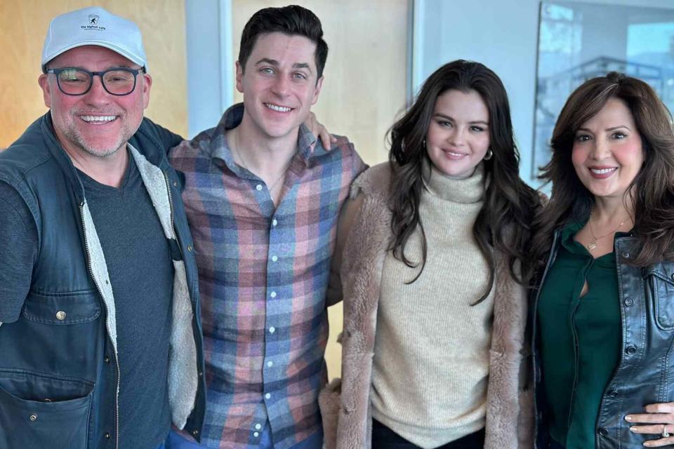 <p>David DeLuise Instagram</p> From left; David DeLuise, David Henrie, Selena Gomez and Maria Canals-Barrera