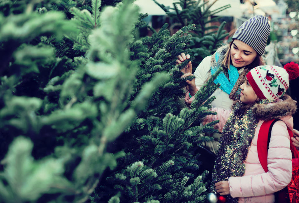 To keep your Christmas tree looking its best, keep it well away from the radiator [Photo: Getty]