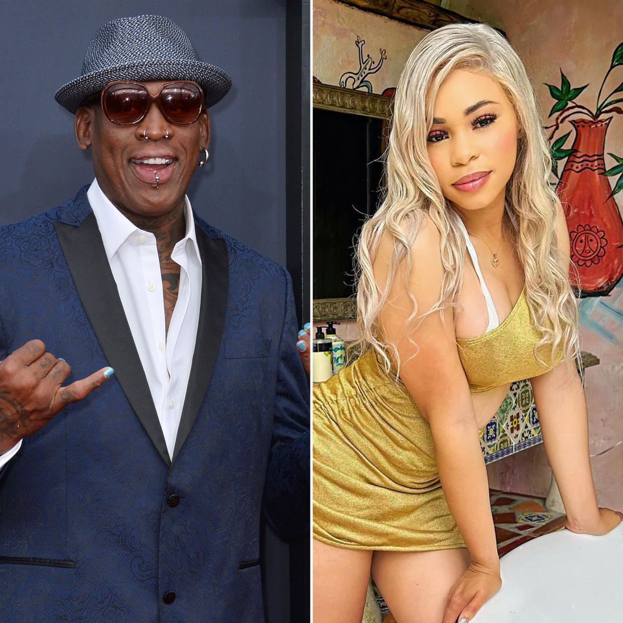 Dennis Rodman, 62, Inks Portrait of Girlfriend Yella Yella, 31, on His Face: Inside Her Reaction to the Tattoo